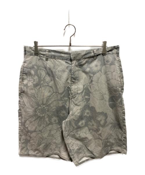 stussy（ステューシー）stussy (ステューシー) 00sフローラル柄ハーフパンツ グレー サイズ:36の古着・服飾アイテム