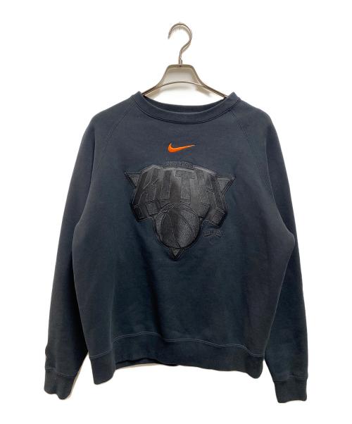 NIKE（ナイキ）NIKE (ナイキ) KITH (キス) NEW YORK KNICKS Crewneck Sweat ブラック サイズ:Ｍの古着・服飾アイテム