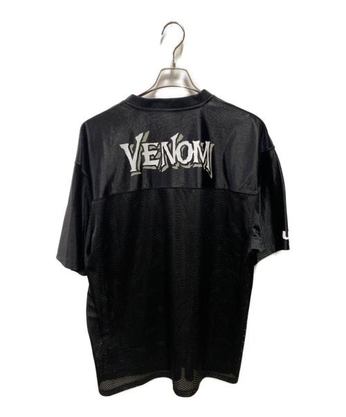 MARVEL（マーベル）MARVEL (マーベル) HUF (ハフ) VENOM FOOTBALL JERSEY ブラック サイズ:XLの古着・服飾アイテム