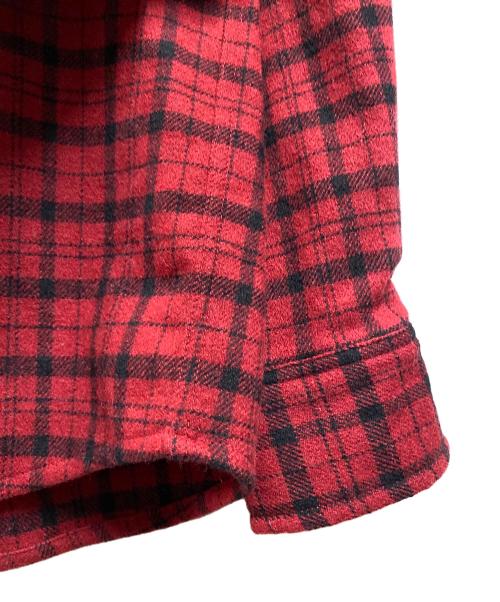 THE NORTH FACE（ザ ノース フェイス）THE NORTH FACE (ザ ノース フェイス) Brushwood Wool L/S Shirt レッド サイズ:Ｍの古着・服飾アイテム