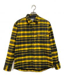 THE NORTH FACE（ザ ノース フェイス）の古着「ロングスリーブストレッチフランネルシャツ」｜イエロー