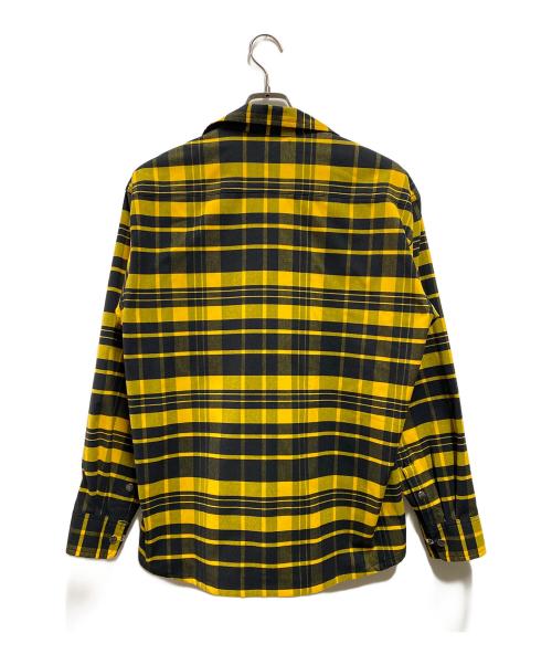 THE NORTH FACE（ザ ノース フェイス）THE NORTH FACE (ザ ノース フェイス) ロングスリーブストレッチフランネルシャツ イエロー サイズ:Ｍの古着・服飾アイテム