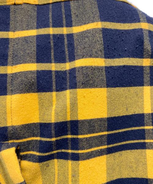 THE NORTH FACE（ザ ノース フェイス）THE NORTH FACE (ザ ノース フェイス) ロングスリーブストレッチフランネルシャツ イエロー サイズ:Ｍの古着・服飾アイテム
