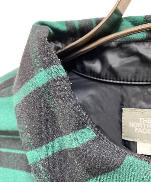THE NORTH FACE（ザ ノース フェイス）THE NORTH FACE (ザ ノース フェイス) ロングスリーブストレッチフランネルシャツ グリーン サイズ:Ｍの古着・服飾アイテム