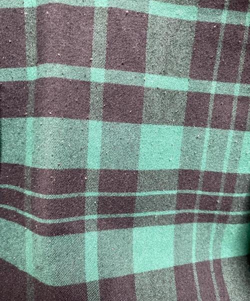 THE NORTH FACE（ザ ノース フェイス）THE NORTH FACE (ザ ノース フェイス) ロングスリーブストレッチフランネルシャツ グリーン サイズ:Ｍの古着・服飾アイテム