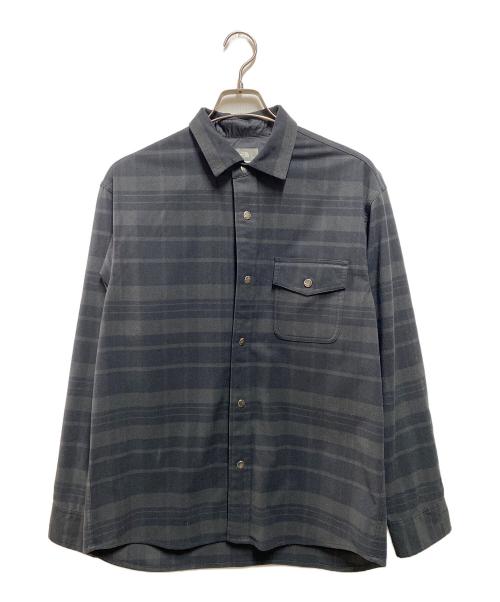 THE NORTH FACE（ザ ノース フェイス）THE NORTH FACE (ザ ノース フェイス) ロングスリーブストレッチフランネルシャツ ブラック サイズ:Ｍの古着・服飾アイテム
