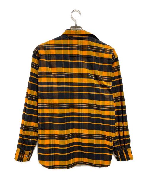 THE NORTH FACE（ザ ノース フェイス）THE NORTH FACE (ザ ノース フェイス) ロングスリーブストレッチフランネルシャツ オレンジ サイズ:Ｍの古着・服飾アイテム