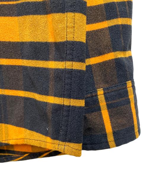 THE NORTH FACE（ザ ノース フェイス）THE NORTH FACE (ザ ノース フェイス) ロングスリーブストレッチフランネルシャツ オレンジ サイズ:Ｍの古着・服飾アイテム