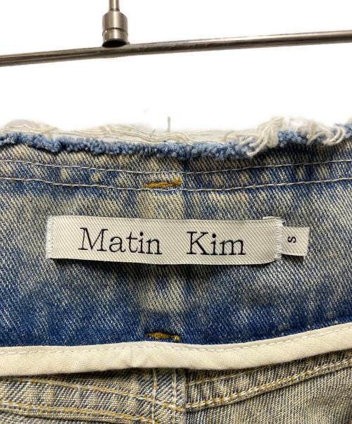 Matin Kim（マーティン・キム）Matin Kim (マーティン・キム) デニムパンツ インディゴ サイズ:S 未使用品の古着・服飾アイテム