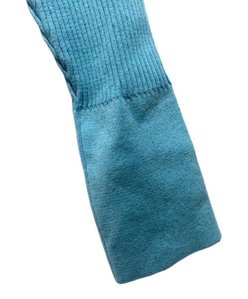 jacquemus（ジャックムス）jacquemus (ジャックムス) Tordu’ ribbed sweater ブルー サイズ:36 未使用品の古着・服飾アイテム