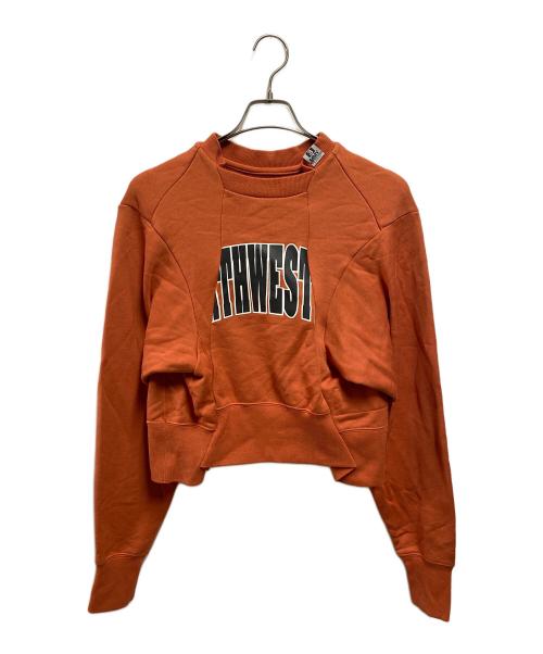 Maison MIHARA YASUHIRO（メゾン ミハラ ヤスヒロ）Maison MIHARA YASUHIRO (メゾン ミハラ ヤスヒロ) Deformation short pullover オレンジ サイズ:38の古着・服飾アイテム