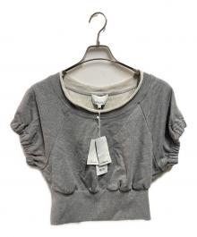 3.1 phillip lim（スリーワンフィリップリム）の古着「ハーフスリーブスウェット」｜グレー