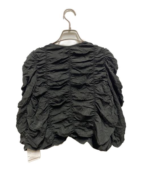 UNITED ARROWS TOKYO（ユナイテッドアローズトウキョウ）UNITED ARROWS TOKYO (ユナイテッドアローズトウキョウ) ワッシャーシャーリング2wayブラウス ブラック サイズ:ＦＲＥＥ 未使用品の古着・服飾アイテム