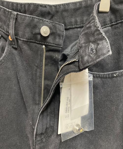 MM6 Maison Margiela（エムエムシックスメゾンマルジェラ）MM6 Maison Margiela (エムエムシックスメゾンマルジェラ) Patchwork Wide Flare Jeans ブラック サイズ:25の古着・服飾アイテム