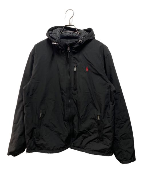 POLO RALPH LAUREN（ポロ・ラルフローレン）POLO RALPH LAUREN (ポロ・ラルフローレン) フーデッドジャケット ブラック サイズ:Lの古着・服飾アイテム
