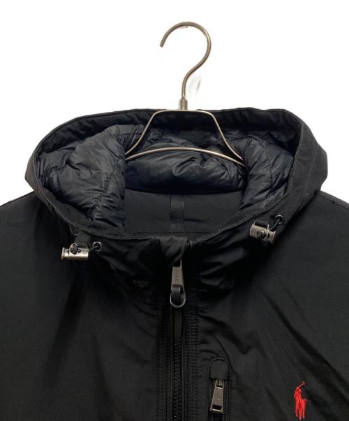 POLO RALPH LAUREN（ポロ・ラルフローレン）POLO RALPH LAUREN (ポロ・ラルフローレン) フーデッドジャケット ブラック サイズ:Lの古着・服飾アイテム