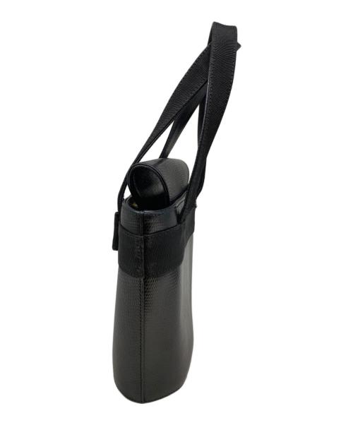 Salvatore Ferragamo（サルヴァトーレ フェラガモ）Salvatore Ferragamo (サルヴァトーレ フェラガモ) ヴァラリボンバケツ型ハンドバッグ ブラックの古着・服飾アイテム