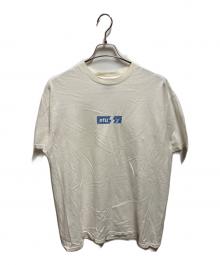 stussy（ステューシー）の古着「00sボックスロゴTシャツ」｜ホワイト