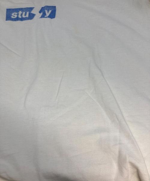 stussy（ステューシー）stussy (ステューシー) 00sボックスロゴTシャツ ホワイト サイズ:Lの古着・服飾アイテム