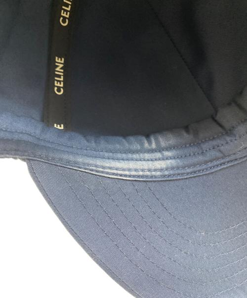 CELINE（セリーヌ）CELINE (セリーヌ) ロゴベースボールキャップ ネイビー サイズ:Ｓの古着・服飾アイテム