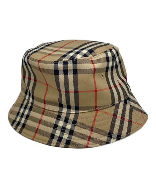 BURBERRY（バーバリー）BURBERRY (バーバリー) ノヴァチェックバケットハット ベージュ サイズ:Lの古着・服飾アイテム