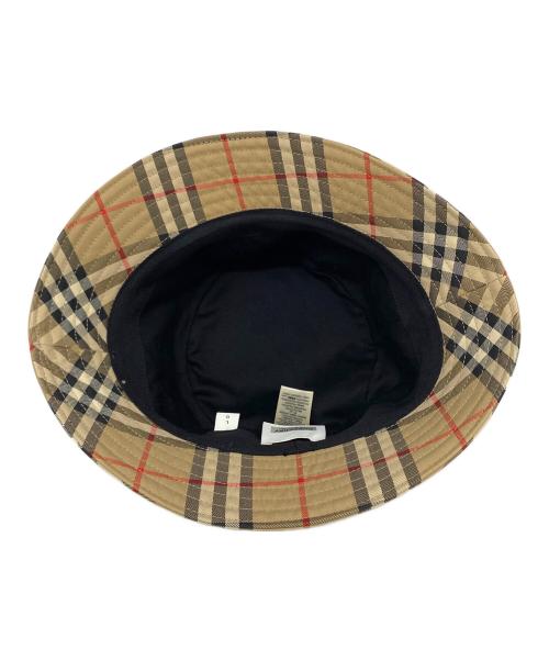 BURBERRY（バーバリー）BURBERRY (バーバリー) ノヴァチェックバケットハット ベージュ サイズ:Lの古着・服飾アイテム