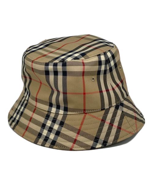 BURBERRY（バーバリー）BURBERRY (バーバリー) ノヴァチェックバケットハット ベージュ サイズ:Lの古着・服飾アイテム