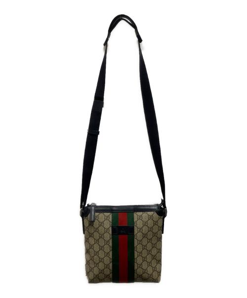 GUCCI（グッチ）GUCCI (グッチ) GGスプリームシェリーラインショルダーバッグ ベージュの古着・服飾アイテム
