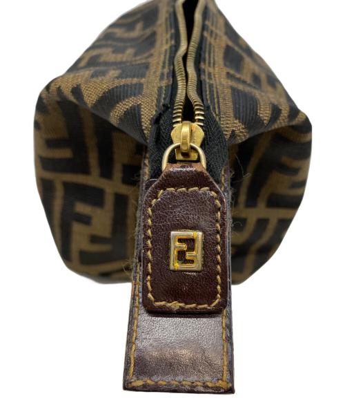 FENDI（フェンディ）FENDI (フェンディ) バニティポーチ ブラウンの古着・服飾アイテム