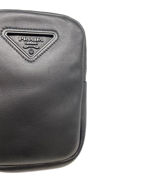 PRADA（プラダ）PRADA (プラダ) ショルダーポーチ ブラックの古着・服飾アイテム