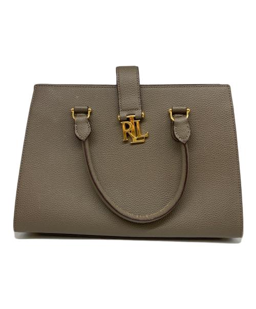 LAUREN RALPH LAUREN（ローレンラルフローレン）LAUREN RALPH LAUREN (ローレンラルフローレン) ハンドバッグ ベージュの古着・服飾アイテム