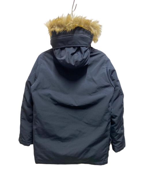 DANTON（ダントン）DANTON (ダントン) FAKE FUR HOODED DOWN JACKET ネイビー サイズ:Ｓの古着・服飾アイテム