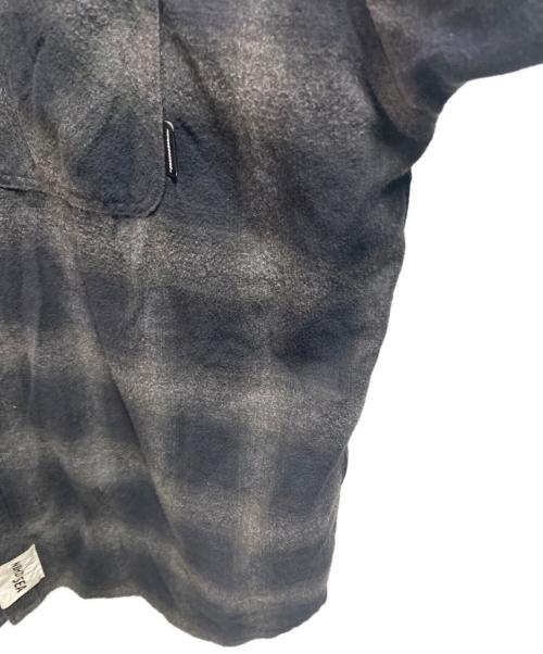 NEIGHBORHOOD（ネイバーフッド）NEIGHBORHOOD (ネイバーフッド) WIND AND SEA (ウィンダンシー) OMBRE CHECK SHIRT ブラック サイズ:XLの古着・服飾アイテム