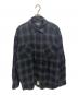 NEIGHBORHOOD（ネイバーフッド）の古着「OMBRE CHECK SHIRT」｜ブラック