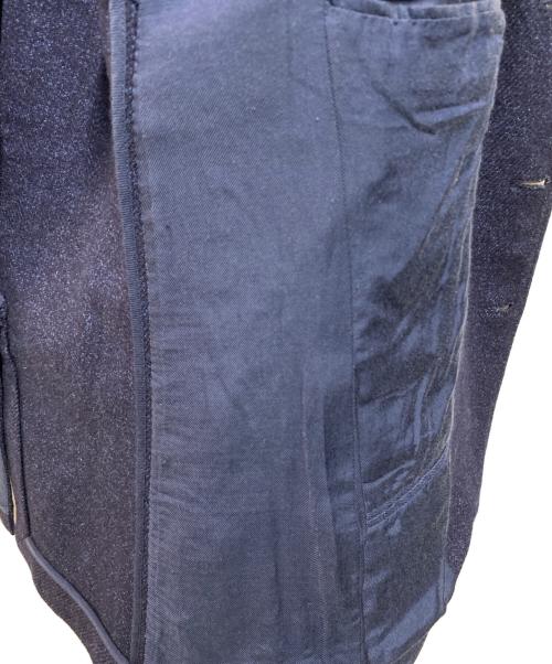 RRL（ダブルアールエル）RRL (ダブルアールエル) クルミボタン3Bツイードジャケット ネイビー サイズ:38の古着・服飾アイテム