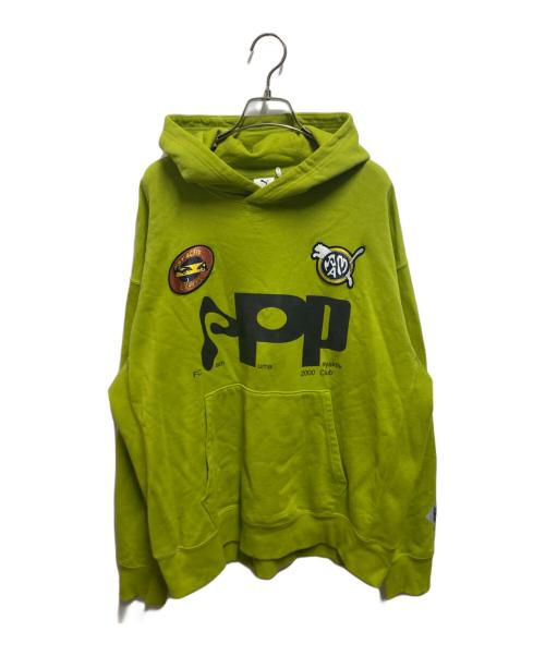 PUMA（プーマ）PUMA (プーマ) PAM (パム) Graphic Hoodie グリーン サイズ:Ｌの古着・服飾アイテム