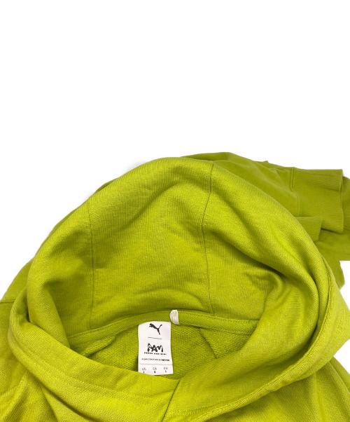 PUMA（プーマ）PUMA (プーマ) PAM (パム) Graphic Hoodie グリーン サイズ:Ｌの古着・服飾アイテム