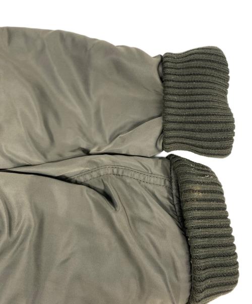 ALPHA（アルファ）ALPHA (アルファ) フーデッドリブジャケット グリーン サイズ:Ｍの古着・服飾アイテム