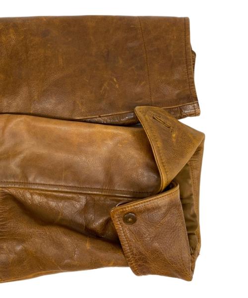 GAP（ギャップ）GAP (ギャップ) 00's レザーカーコート ブラウン サイズ:Ｍの古着・服飾アイテム