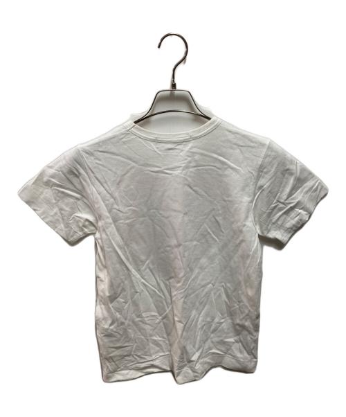 PLAY COMME des GARCONS（プレイコムデギャルソン）PLAY COMME des GARCONS (プレイコムデギャルソン) ロゴTシャツ ホワイト サイズ:Ｍの古着・服飾アイテム