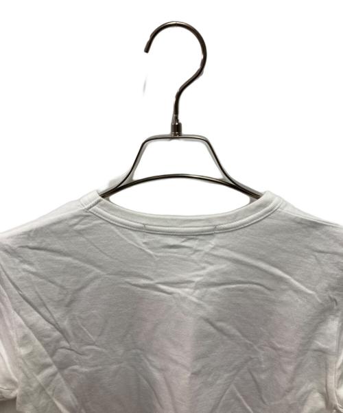 PLAY COMME des GARCONS（プレイコムデギャルソン）PLAY COMME des GARCONS (プレイコムデギャルソン) ロゴTシャツ ホワイト サイズ:Ｍの古着・服飾アイテム