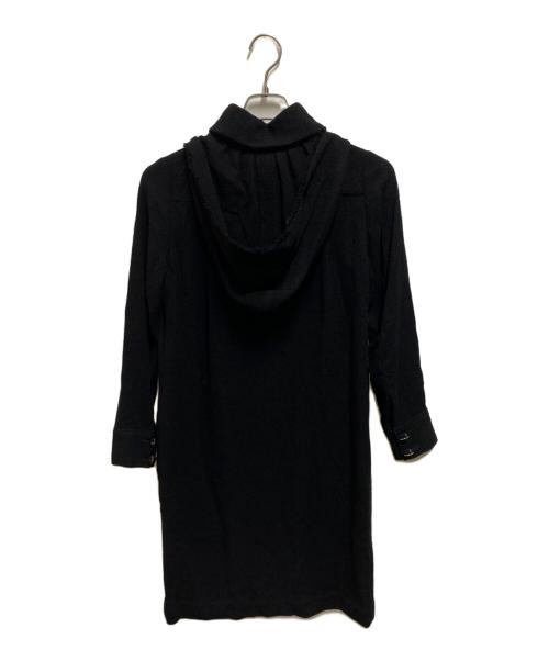 CHANEL（シャネル）CHANEL (シャネル) ツイードコート ブラック サイズ:36の古着・服飾アイテム