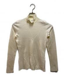 HERMES（エルメス）の古着「ハイネックシルクニット」｜ホワイト