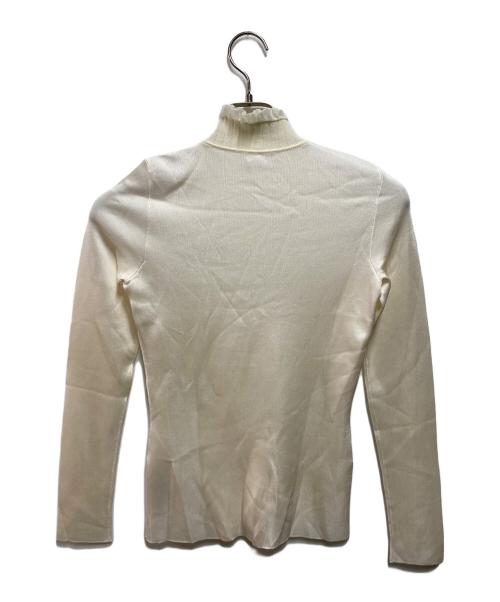 HERMES（エルメス）HERMES (エルメス) ハイネックシルクニット ホワイト サイズ:36の古着・服飾アイテム