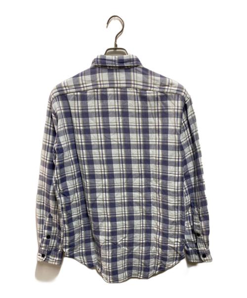 RRL（ダブルアールエル）RRL (ダブルアールエル) 90's チェックシャツ ネイビー×ホワイト サイズ:Ｍの古着・服飾アイテム
