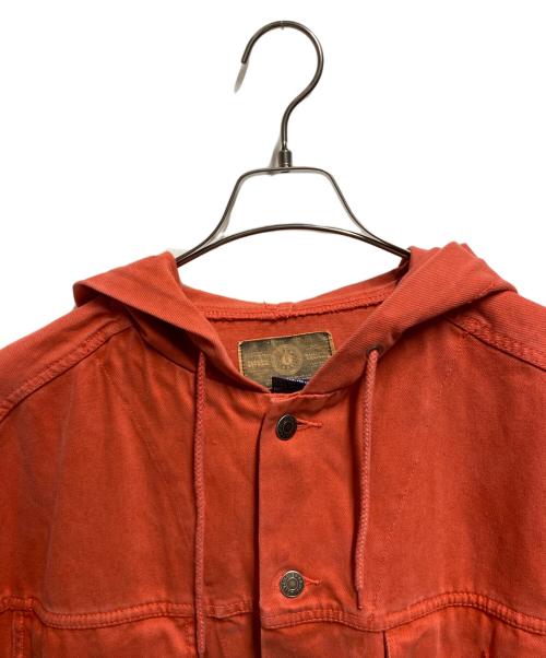 GAP（ギャップ）GAP (ギャップ) 90's フーデッドデニム ジャケット オレンジ サイズ:Ｍの古着・服飾アイテム