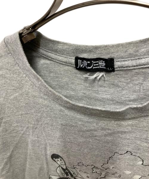 USED（ユーズド）USED (ユーズド) アニメＴシャツ ルパン三世 グレー サイズ:ＬＬの古着・服飾アイテム