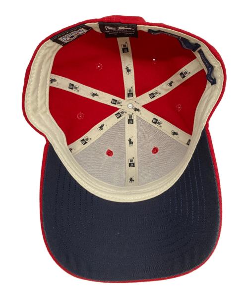 New Era（ニューエラ）New Era (ニューエラ) POLO RALPH LAUREN (ポロ・ラルフローレン) キャップ レッドの古着・服飾アイテム