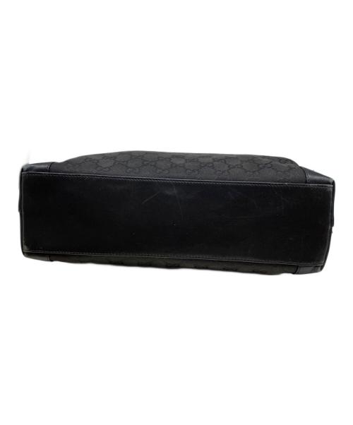 GUCCI（グッチ）GUCCI (グッチ) GG キャンバスクハンドバッグ ブラックの古着・服飾アイテム