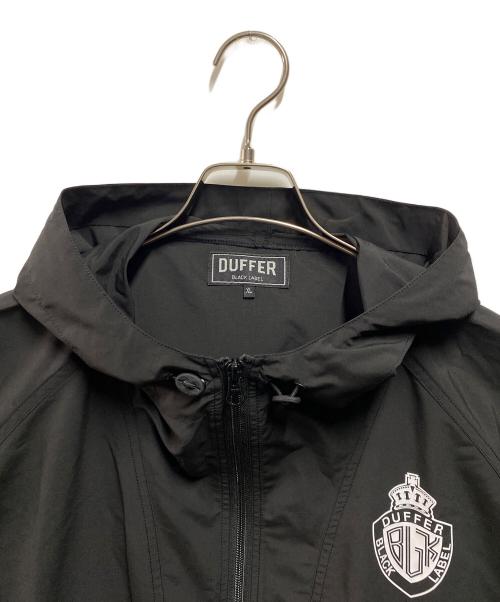 DUFFER BLACK LABEL（ダファー ブラック レーベル）DUFFER BLACK LABEL (ダファー ブラック レーベル) アノラックパーカー ブラック サイズ:XLの古着・服飾アイテム